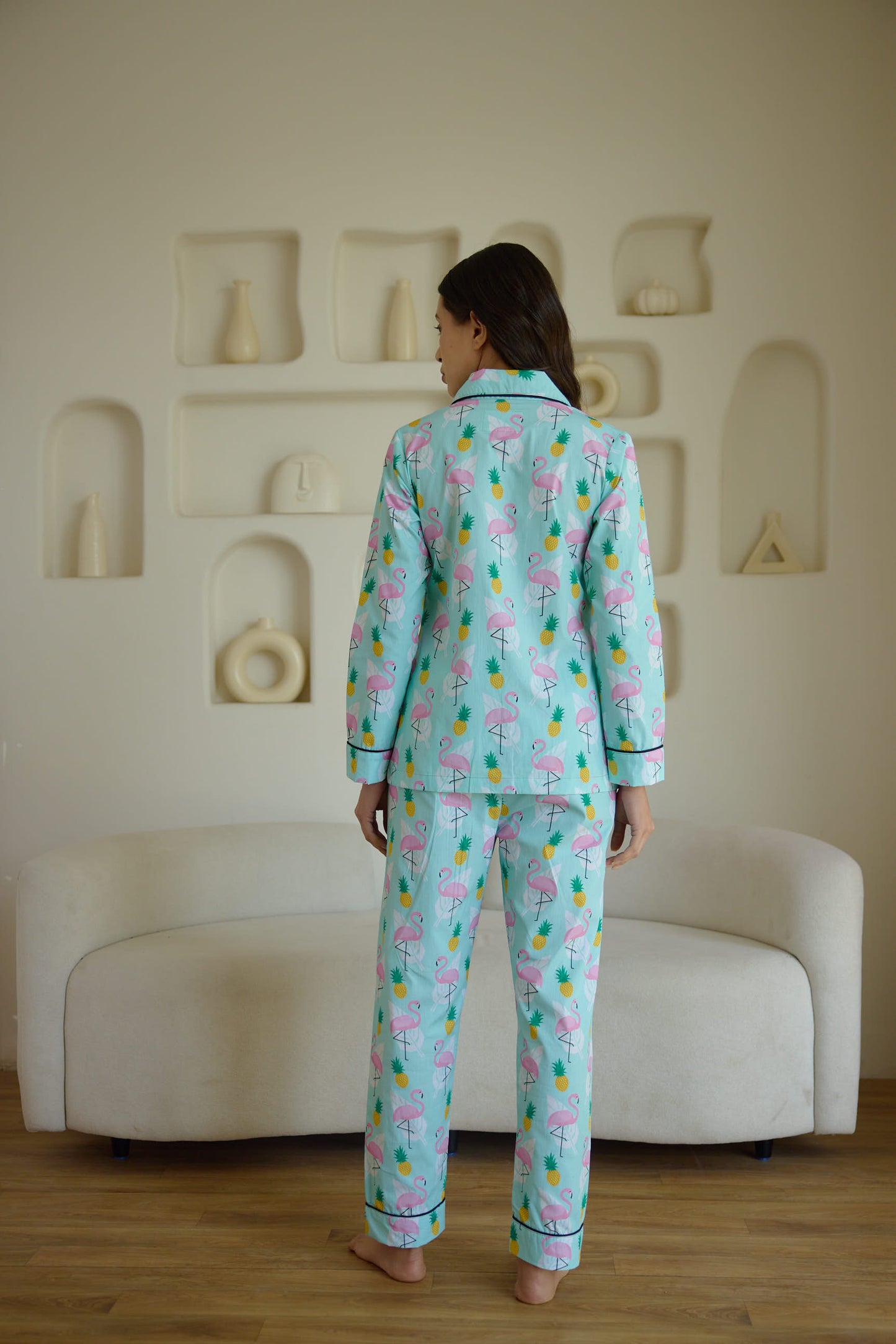 Flamingo Ribbon Pyjama Set