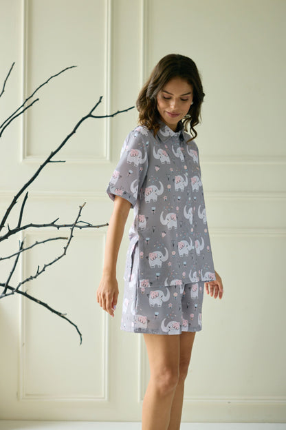 Ella Elephant Short Pyjama Set