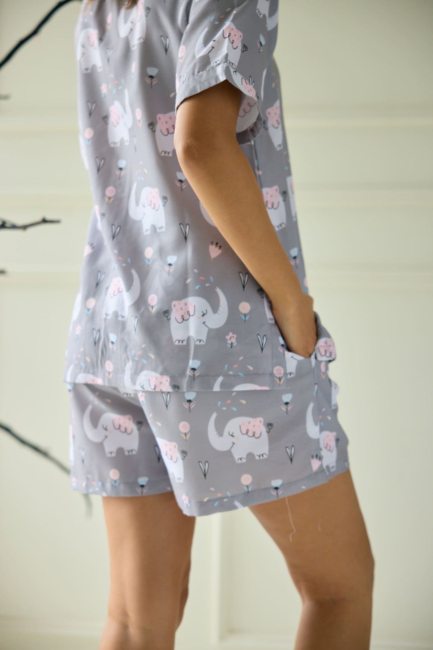 Ella Elephant Short Pyjama Set