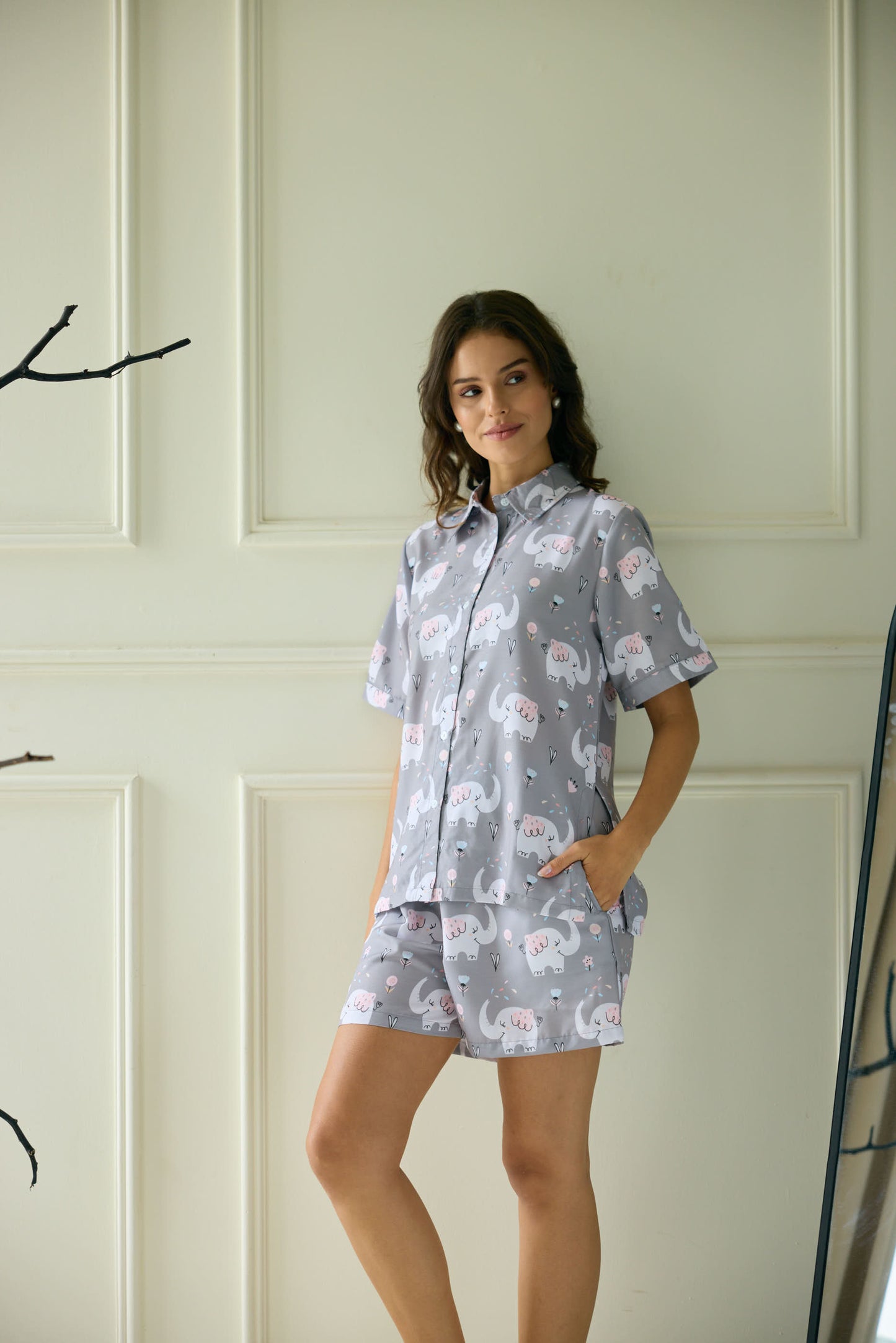 Ella Elephant Short Pyjama Set