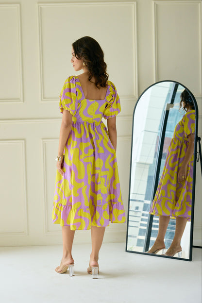 Swirl Mi-dē Dress