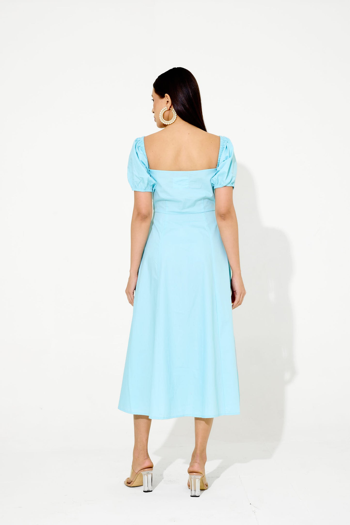 Powder Blue Pearl Mi-dē Dress