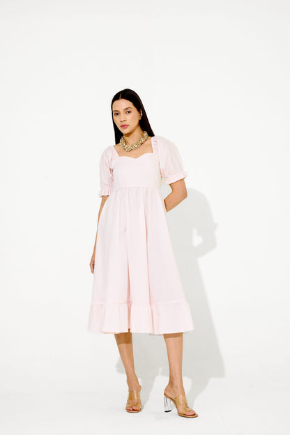 Soft Pink Mi-dē Dress