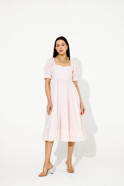 Soft Pink Mi-dē Dress