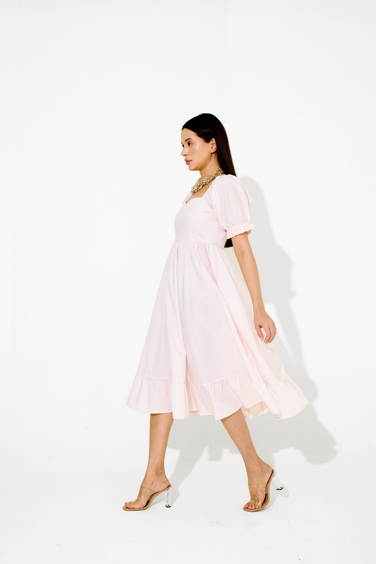 Soft Pink Mi-dē Dress