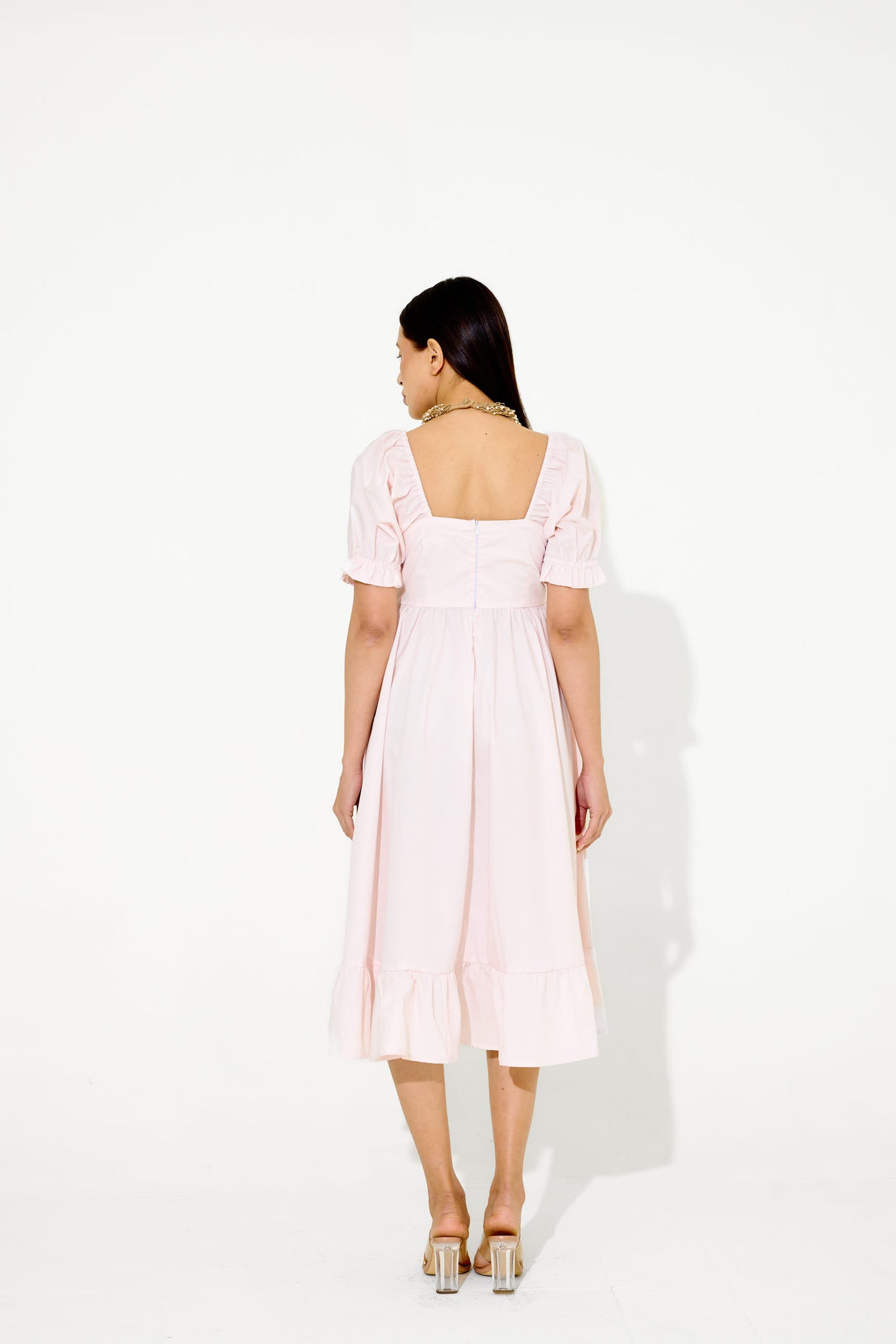Soft Pink Mi-dē Dress