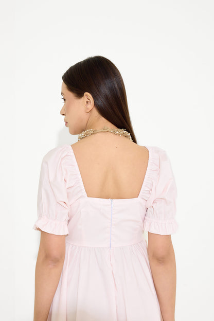 Soft Pink Mi-dē Dress