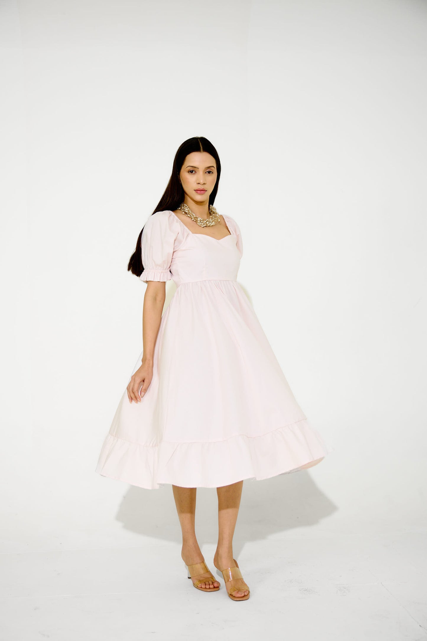 Soft Pink Mi-dē Dress