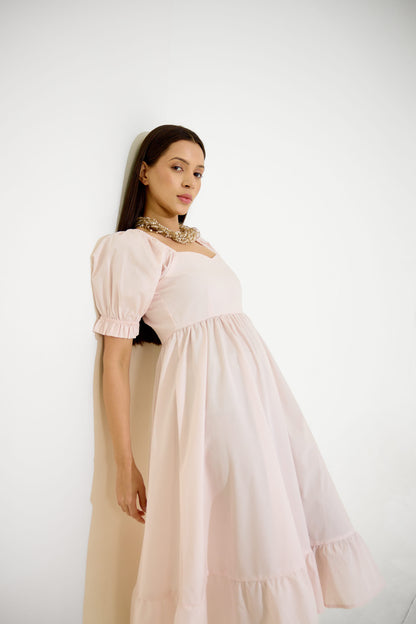 Soft Pink Mi-dē Dress
