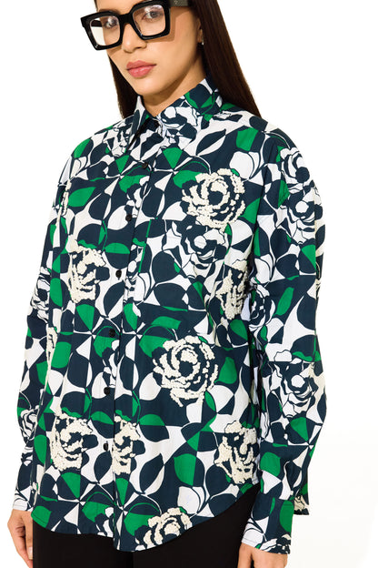 Garden Eden Hand Embroidered Shirt