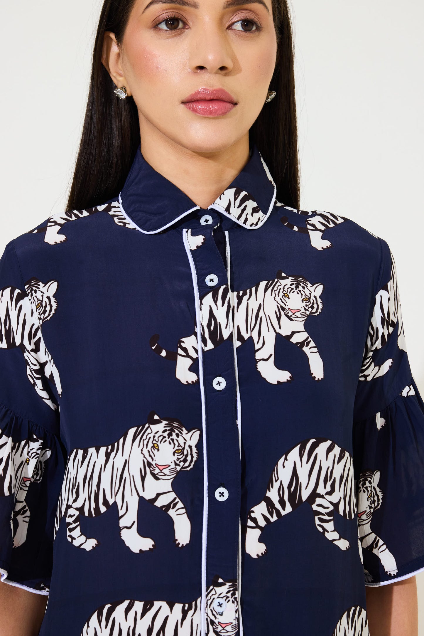 Blue Tigress Mini Dress