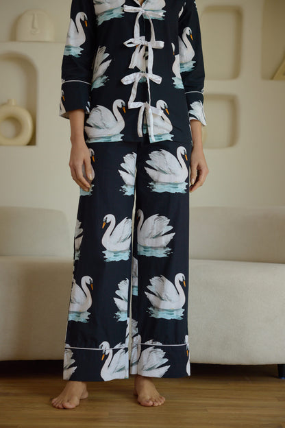 Swan In The Pond Pyjama Set