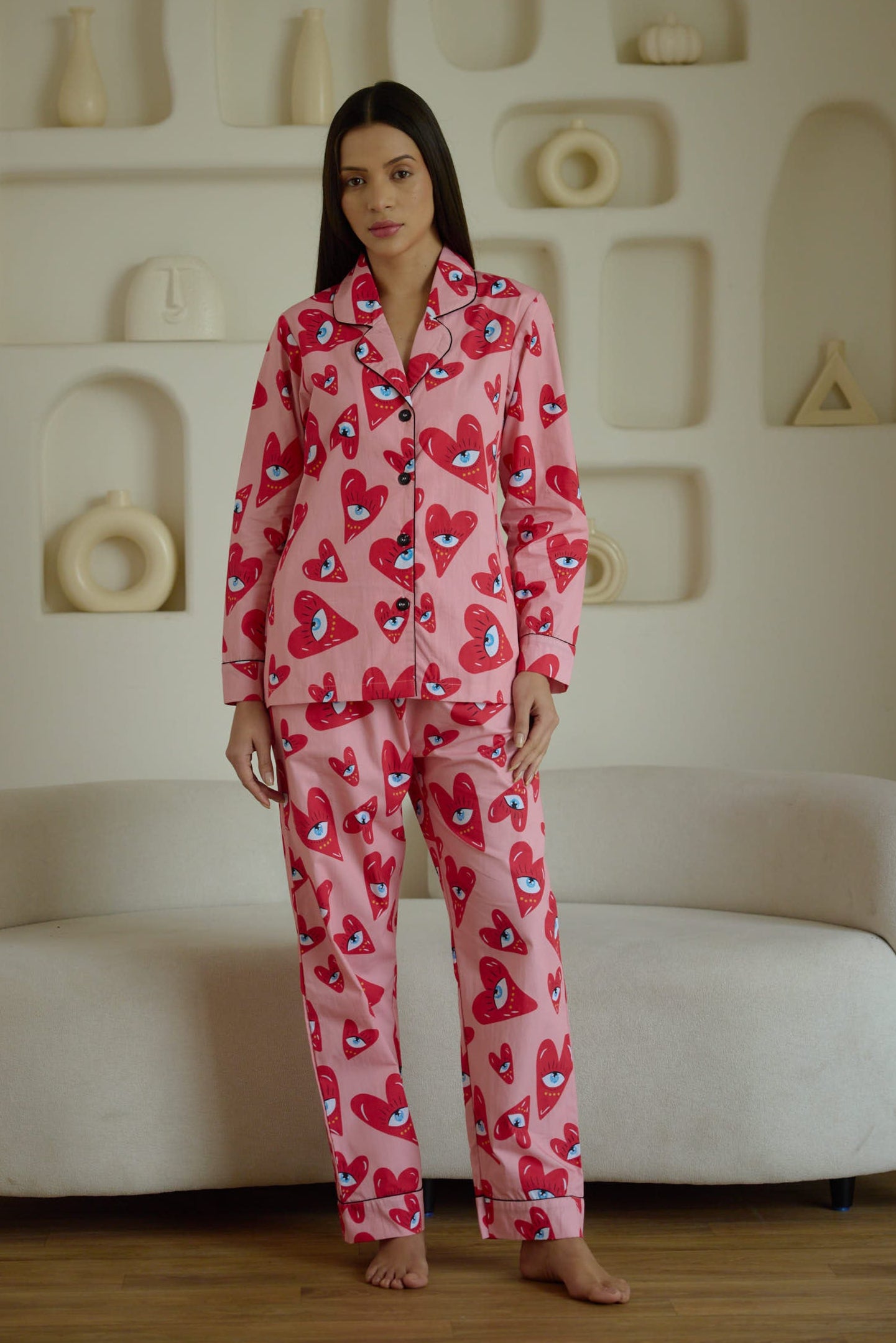 Heart Eyes Pyjama Set
