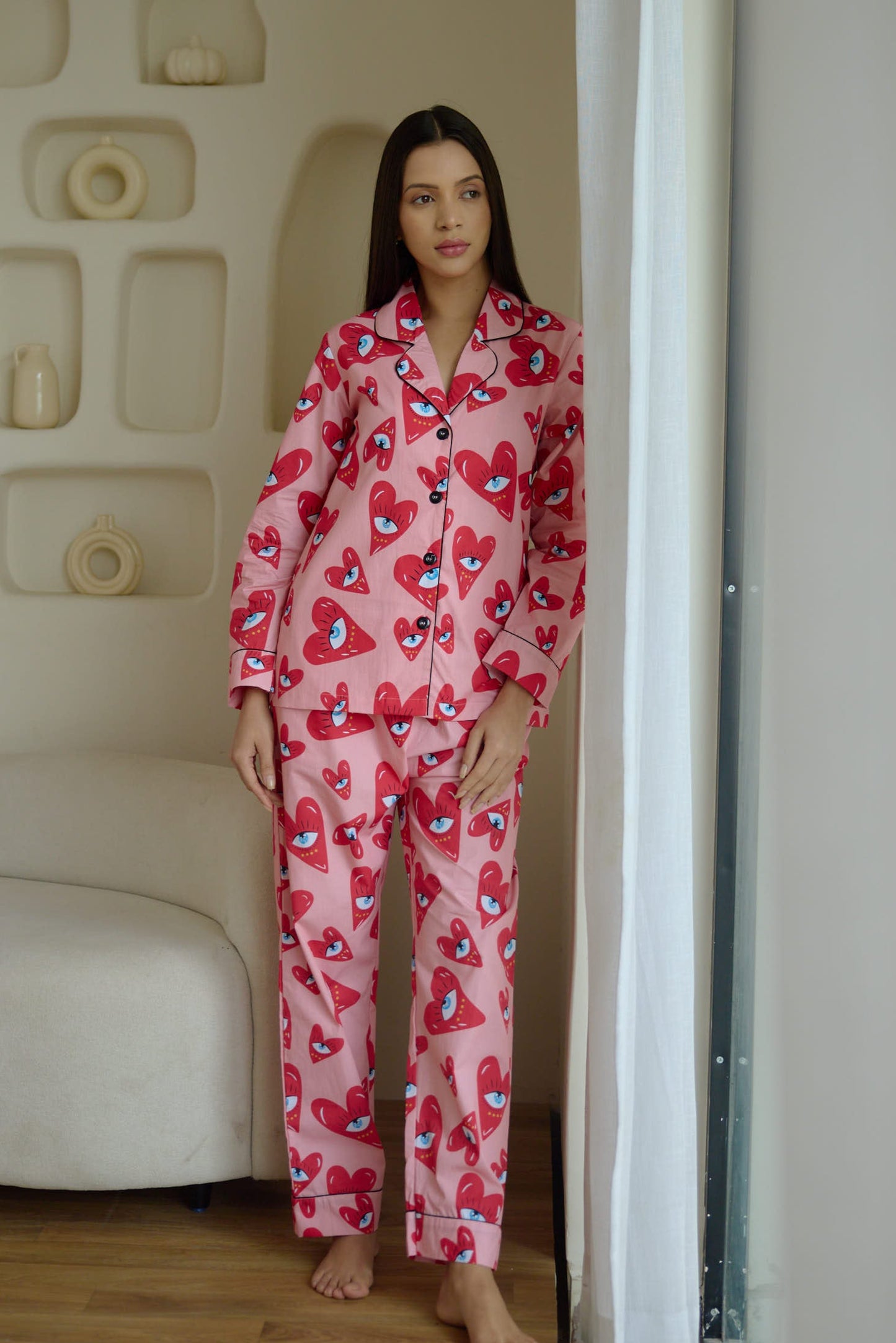 Heart Eyes Pyjama Set