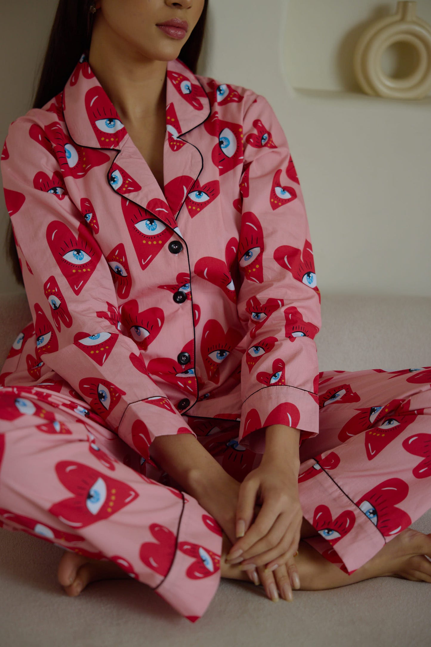 Heart Eyes Pyjama Set