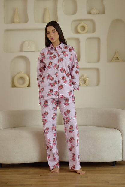 Coffee World Pyjama Set