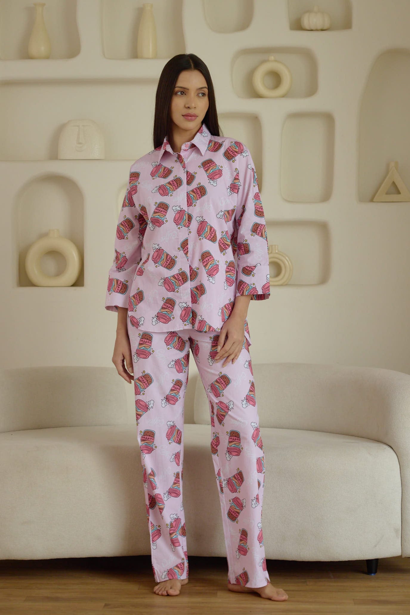 Coffee World Pyjama Set