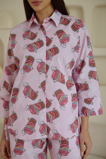 Coffee World Pyjama Set