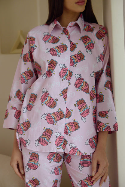 Coffee World Pyjama Set