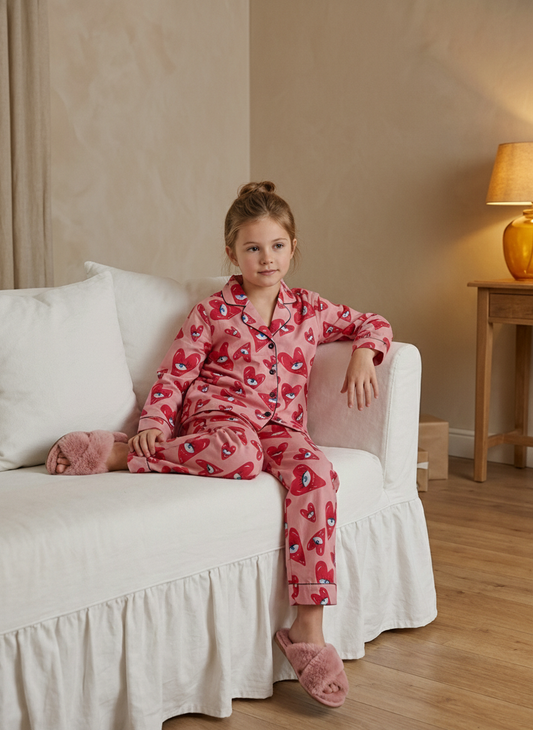 Heart Eyes Pyjama Set (Kids)